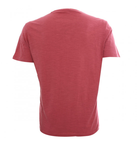 Rx Camiseta Alma De Praia Gola V Flame Vermelha - 2