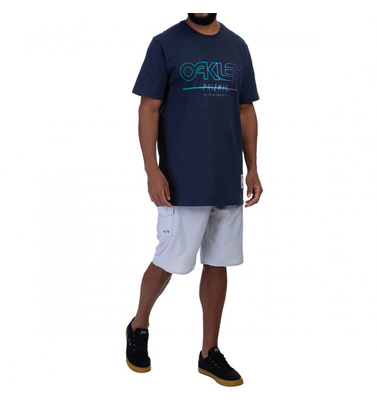 Bermuda Água Oakley Fade Essencial Board Cinza - 6