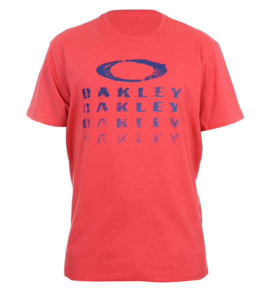 Camiseta Oakley Water Colors Tee Vermelho