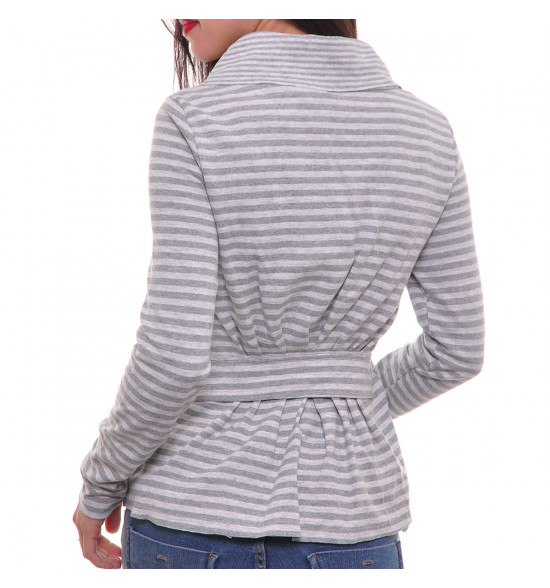 Sx Jaqueta Alma De Praia Moletinho Listras - 2