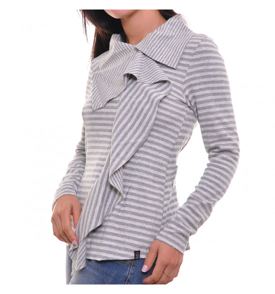 Sx Jaqueta Alma De Praia Moletinho Listras - 3