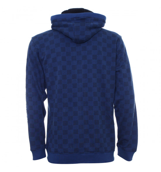 Rx Moletom Alma de Praia Storm Azul com Capuz e Forro em Lã - 2