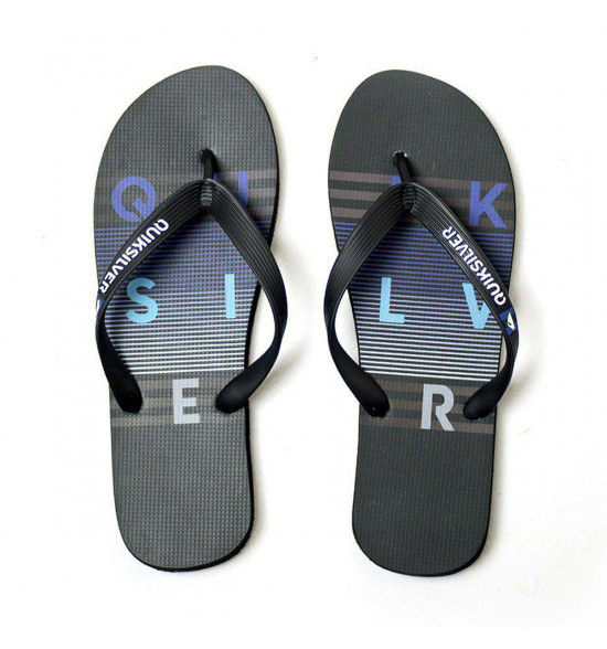 Chinelo Quiksilver Molokai World Block Black