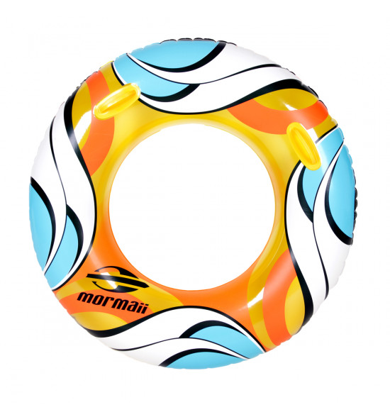 Praia Boia Inflável Mormaii Redonda com Alça Ondas - 6