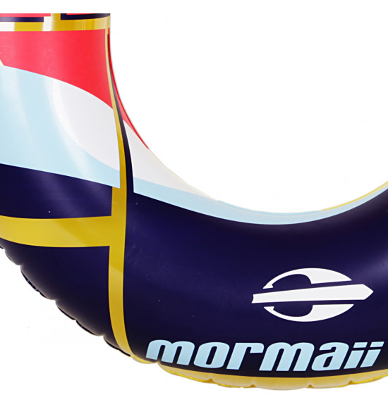 Praia Boia Inflável Mormaii Redonda com Alça Quadriculados - 3