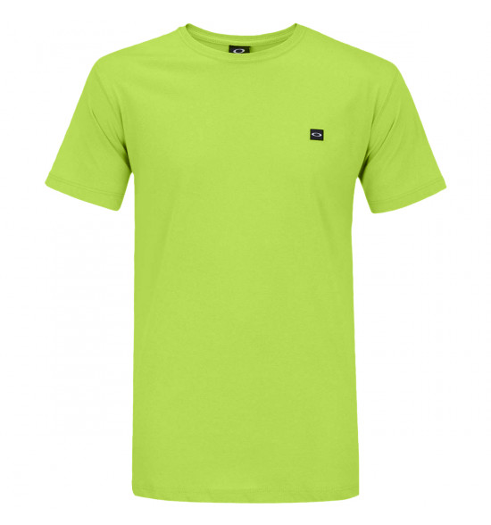 Camiseta Oakley Essential Patch 2.0 Verde Neon