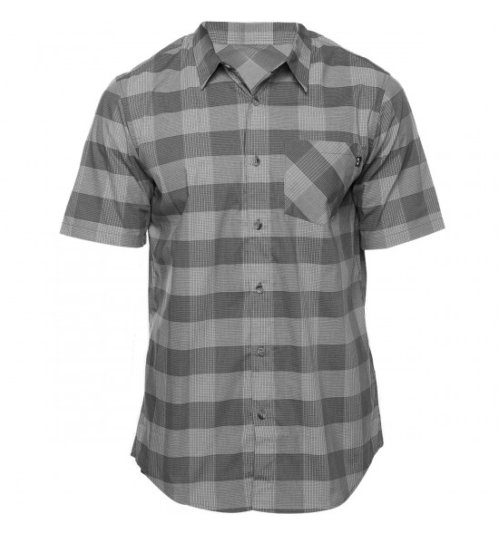 Camisa Oakley Xadrez Summer Woven Cinza