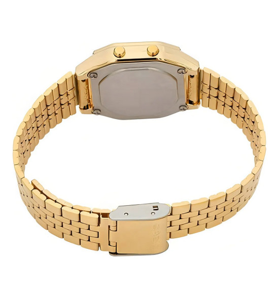 Relógio Casio Vintage LA680WGA-1BDF-SC Dourado e Preto - 4