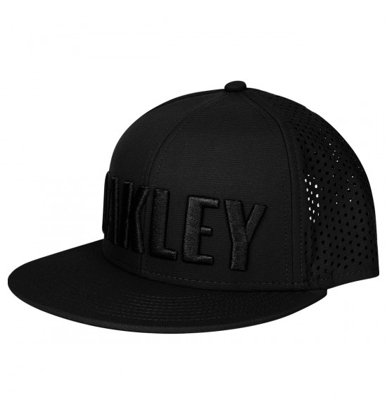 Boné Oakley Octane Perf Snap-back Preto