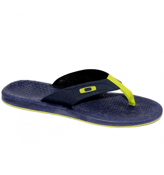 Chinelo Oakley Keel Airlift New Navy Lemon - 2