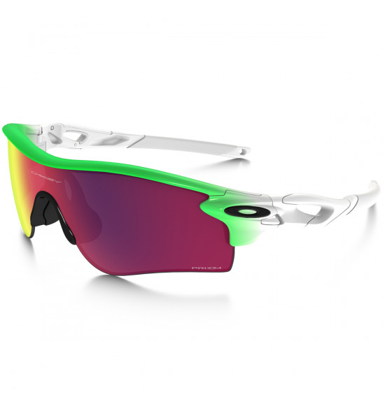 Óculos Oakley Radarlock Green Fade/Lente Prizm Road Polarizado