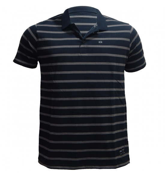 Camisa Polo Oakley Striped Patch