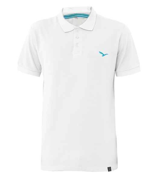 Rx Camisa Polo Alma de Praia Branco Lisa