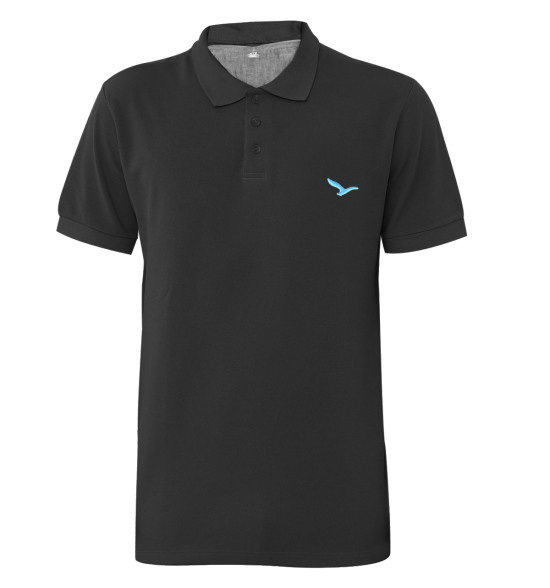 Rx Camisa Polo Alma de Praia Preto Lisa