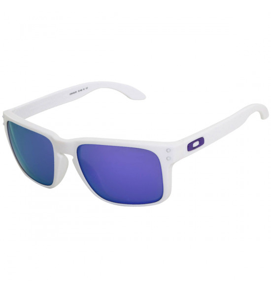 Óculos Oakley Holbrook Matte White/ Lente Violet Iridium