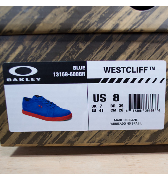 Tênis Oakley Westcliff Azul com Vermelho LIQUIDAÇAO - 6