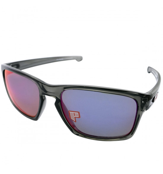 Oculos Oakley Sliver Grey Smoke Red Iridium Polarizado ref OO9262 11