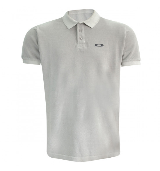 Camisa Polo Oakley Prompt Cinza Claro