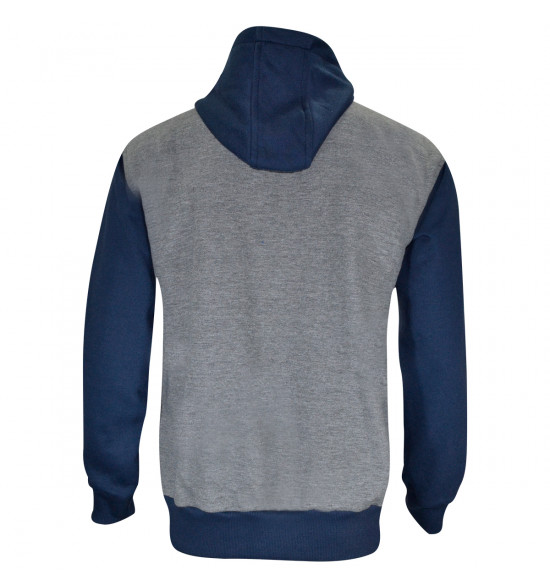 Moletom Mormaii Canguru Cinza e Azul com Bolso PROMOÇAO - 4