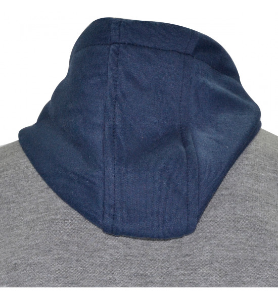 Moletom Mormaii Canguru Cinza e Azul com Bolso PROMOÇAO - 5