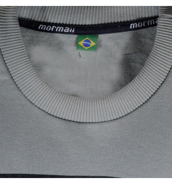 Moletom Mormaii Careca Fechado Surf Culture Cinza LIQUIDAÇÃO - 3