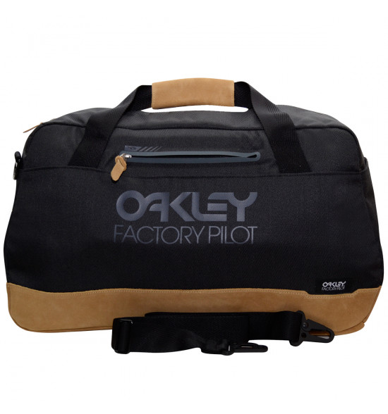 Mala Oakley Factory Pilot Duffel Weekender Preta LANÇAMENTO EM PROMOÇÃO