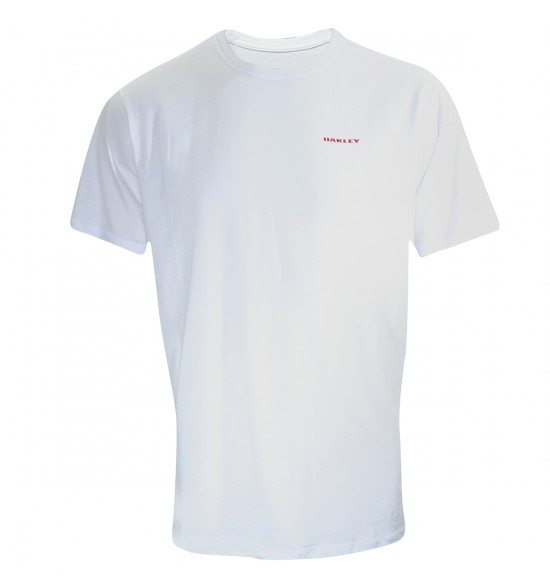 Camiseta Oakley Bartack Fusion Icon Tee Branca PROMOÇAO