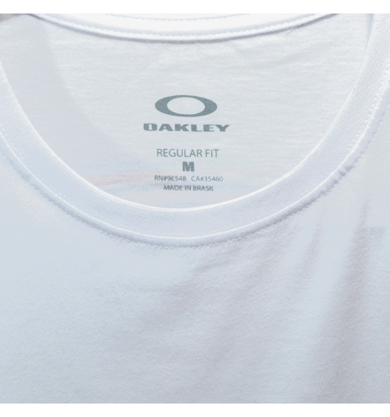 Camiseta Oakley Bartack Fusion Icon Tee Branca PROMOÇAO - 2