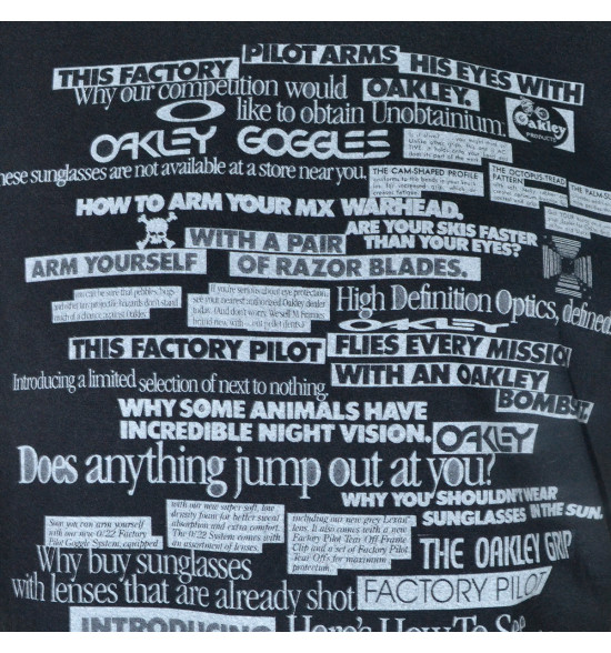 Camiseta Oakley Toledo Psyco Preta - 2