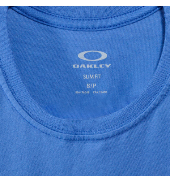 Camiseta Oakley Bartack Brand Tee Azul LANÇAMENTO - 3