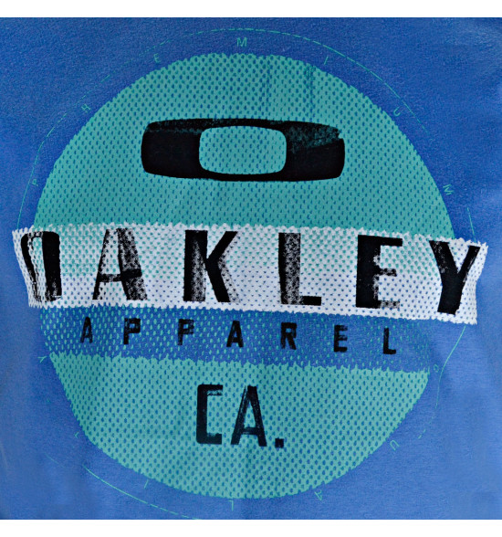 Camiseta Oakley Bartack Brand Tee Azul LANÇAMENTO - 2