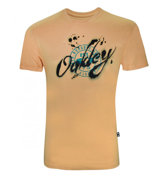 Camiseta Oakley Brand Paint Tee Amarela LANÇAMENTO