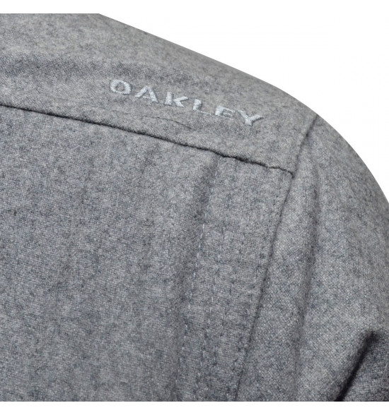 Jaqueta Oakley Johnston Woven CInza LANÇAMENTO - 4