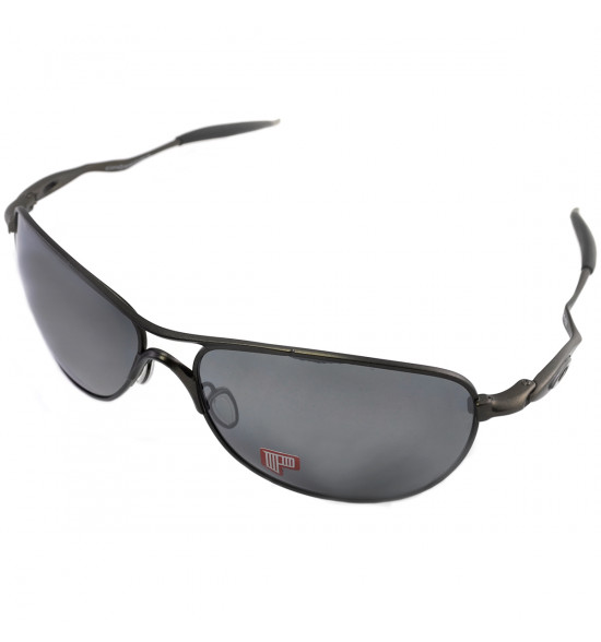 Óculos Oakley Crosshair Pewter Titanium/Black Iridium Polarizado