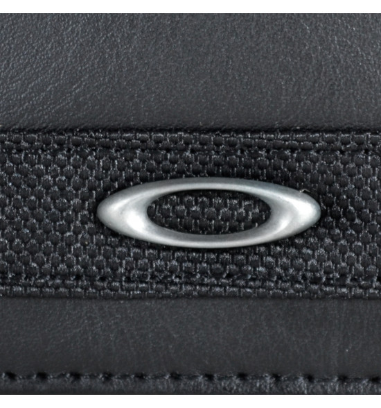 Carteira Oakley Dry Goods Preta Leather Wallet - 2