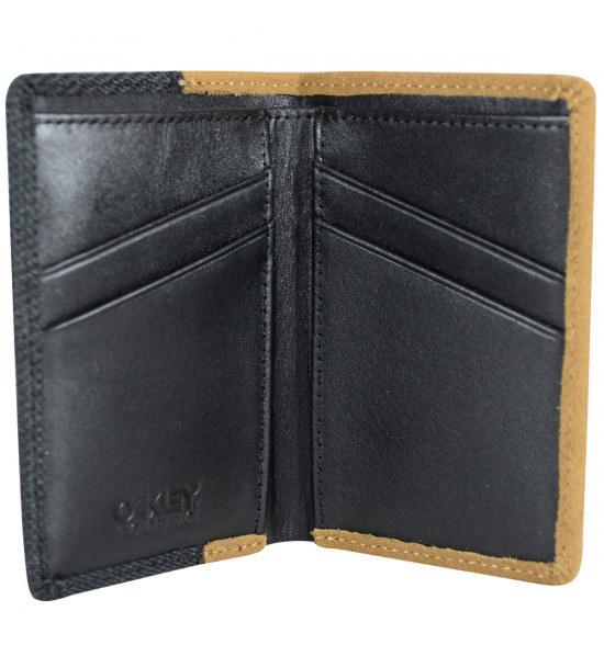 Carteira Oakley de Couro Factory Pilot Preto - 6