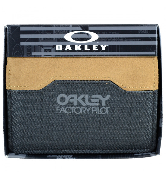 Carteira Oakley de Couro Factory Pilot Preto - 10