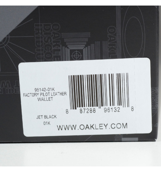 Carteira Oakley de Couro Factory Pilot Preto - 11
