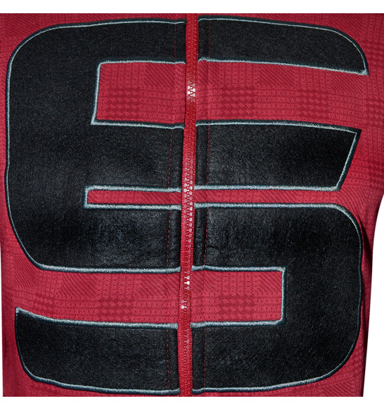 Rx Moletom Alma de Praia Storm com Capuz e Forro em Lã Vermelho PROMOÇAO - 2