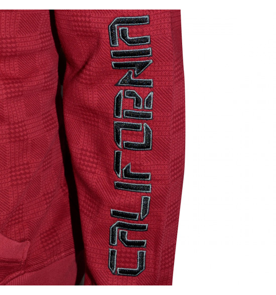 Rx Moletom Alma de Praia Storm com Capuz e Forro em Lã Vermelho PROMOÇAO - 4