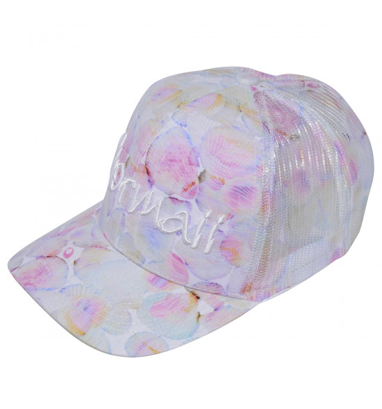 Boné Mormaii Trucker Estampa Floral Branco LANÇAMENTO