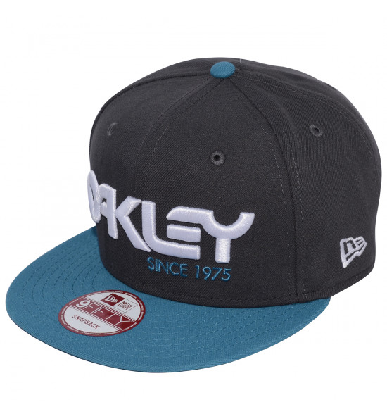 Boné Oakley 75 Snap-back Azul Com Preto LANÇAMENTO