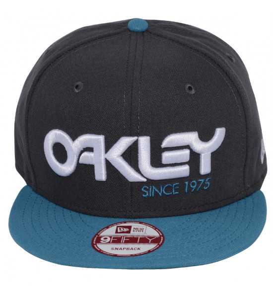 Boné Oakley 75 Snap-back Azul Com Preto LANÇAMENTO - 2