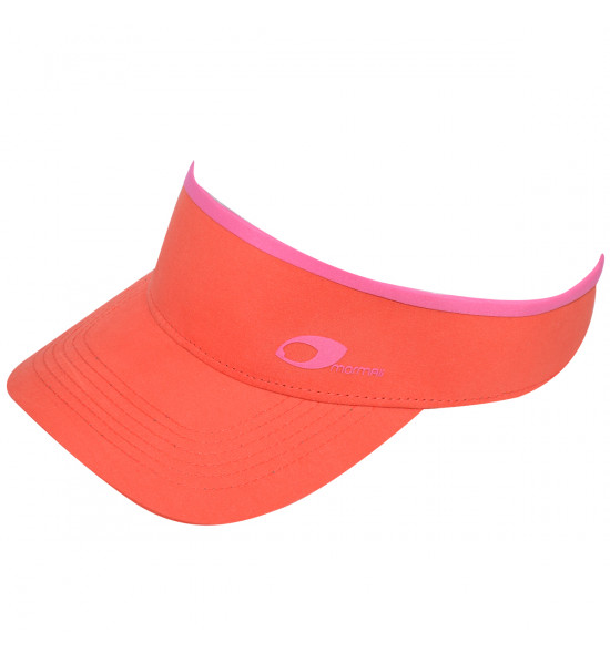 Viseira Mormaii Laranja com Rosa Microfibra
