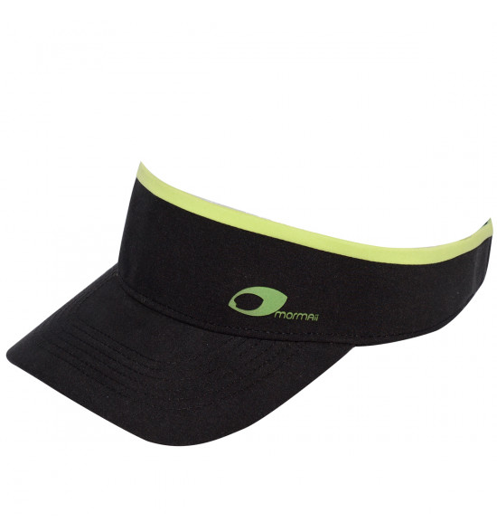 Viseira Mormaii Preto com Verde Neon Microfibra