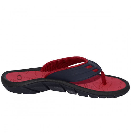 Chinelo Oakley Super Coil 15 Vermelho com Marinho - 4