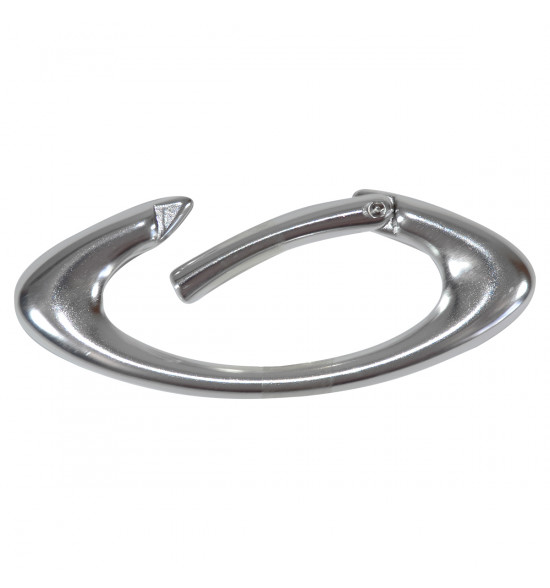 Chaveiro Oakley Icon Eliptical Prata - 2