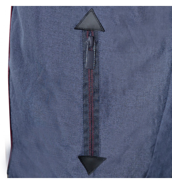 Rx Jaqueta Alma de Praia Windbreaker Azul LANÇAMENTO - 3