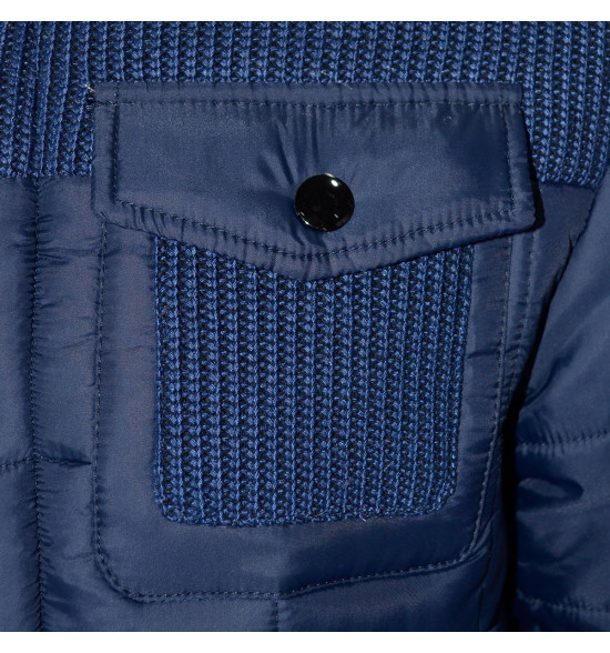 Rx Jaqueta Alma de Praia SuperSonic Azul com Tricô - 3