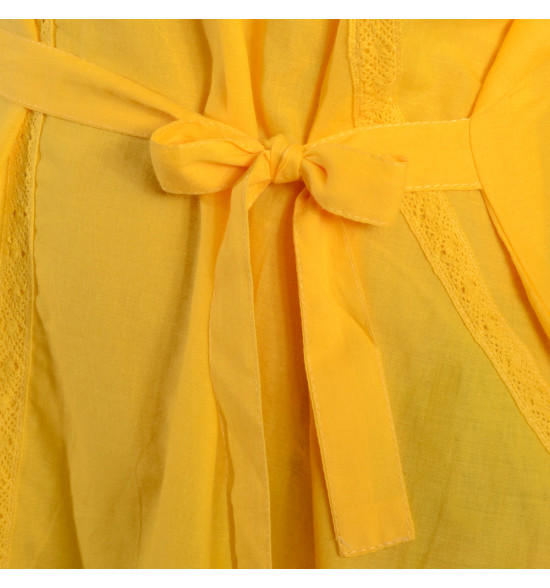 Saída Alma de Praia Manga Barra com Rendas - 5